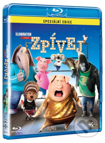 Film: Zpívej (Garth Jennings) (Blu-ray). Bonton Film, 2017 Film: Zpívej (Garth Jennings) (Blu-ray). Bonton Film, 2017