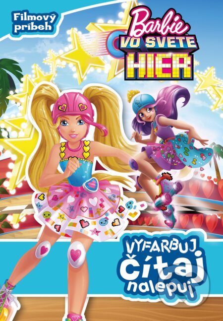 Kniha: Barbie vo svete hier: Vyfarbuj, čítaj, nalepuj (Egmont SK). Egmont SK, 2017 Kniha: Barbie vo svete hier: Vyfarbuj, čítaj, nalepuj (Egmont SK). Egmont SK, 2017