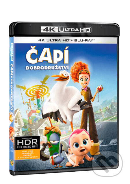Film: Čapí dobrodružství Ultra HD Blu-ray (Doug Sweetland a Nicholas Stoller) (UltraHDBlu-ray). Magicbox, 2017 Film: Čapí dobrodružství Ultra HD Blu-ray (Doug Sweetland a Nicholas Stoller) (UltraHDBlu-ray). Magicbox, 2017