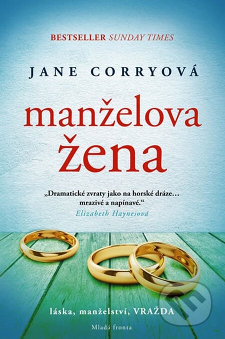 Kniha: Manželova žena (Jane Corry). Mladá fronta, 2017 Kniha: Manželova žena (Jane Corry). Mladá fronta, 2017