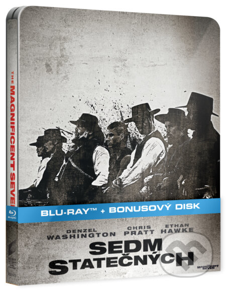 Film: Sedm statečných Steelbook (John Sturges a Antoine Fuqua) (Steelbook). Bonton Film, 2017 Film: Sedm statečných Steelbook (John Sturges a Antoine Fuqua) (Steelbook). Bonton Film, 2017