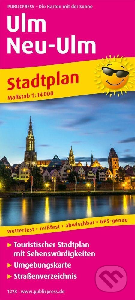 Kniha: Ulm / Neu-Ulm 1:14 000 / plán města (freytag&berndt). freytag&berndt, 2018 Kniha: Ulm / Neu-Ulm 1:14 000 / plán města (freytag&berndt). freytag&berndt, 2018