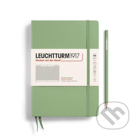 Leuchtturm1917 Zápisník Sage Medium A5 čtverečkovaný (Leuchtturm1917). Leuchtturm1917, 2024 Leuchtturm1917 Zápisník Sage Medium A5 čtverečkovaný (Leuchtturm1917). Leuchtturm1917, 2024