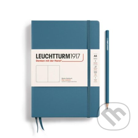 Leuchtturm1917 Zápisník Stone Blue Medium A5 čistý (Leuchtturm1917). Leuchtturm1917, 2024 Leuchtturm1917 Zápisník Stone Blue Medium A5 čistý (Leuchtturm1917). Leuchtturm1917, 2024