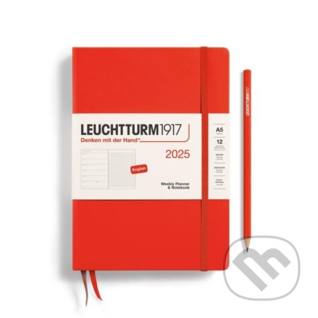 Leuchtturm1917 Weekly Planner & Notebook Medium (A5) 2025 Lobster (Leuchtturm1917). Leuchtturm1917, 2024 Leuchtturm1917 Weekly Planner & Notebook Medium (A5) 2025 Lobster (Leuchtturm1917). Leuchtturm1917, 2024
