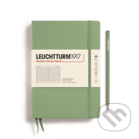 Leuchtturm1917 Zápisník Sage Medium A5 linkovaný (Leuchtturm1917). Leuchtturm1917, 2024 Leuchtturm1917 Zápisník Sage Medium A5 linkovaný (Leuchtturm1917). Leuchtturm1917, 2024