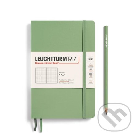 Leuchtturm1917 Zápisník Sage Softcover B6+ tečkovaný (Leuchtturm1917). Leuchtturm1917, 2024 Leuchtturm1917 Zápisník Sage Softcover B6+ tečkovaný (Leuchtturm1917). Leuchtturm1917, 2024