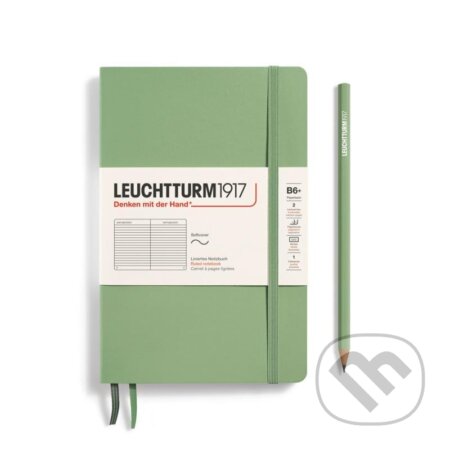 Leuchtturm1917 Zápisník Sage Softcover B6+ linkovaný (Leuchtturm1917). Leuchtturm1917, 2024 Leuchtturm1917 Zápisník Sage Softcover B6+ linkovaný (Leuchtturm1917). Leuchtturm1917, 2024