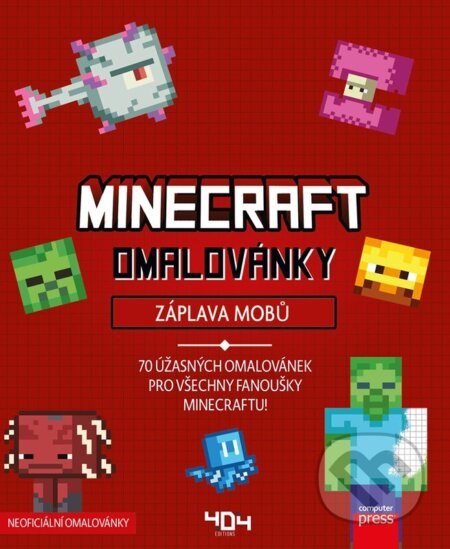 Kniha: Omalovánky Minecraft – Záplava mobů (Autorský kolektiv). Computer Press, 2024 Kniha: Omalovánky Minecraft – Záplava mobů (Autorský kolektiv). Computer Press, 2024
