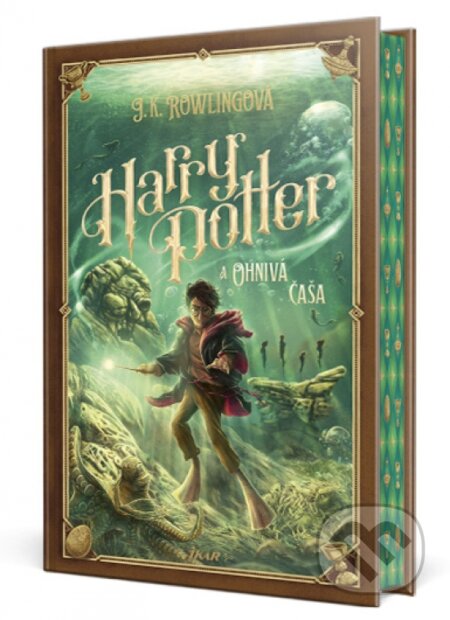 Kniha: Harry Potter a Ohnivá čaša (farebná oriezka) (J.K. Rowling). Ikar, 2024 Kniha: Harry Potter a Ohnivá čaša (farebná oriezka) (J.K. Rowling). Ikar, 2024