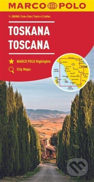 Toskánsko / mapa 1:200 000 (Itálie č. 7) (Marco Polo). Marco Polo Toskánsko / mapa 1:200 000 (Itálie č. 7) (Marco Polo). Marco Polo
