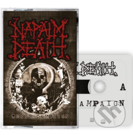 Hudobné CD: Napalm Death: Smear Campaign (White) MC (Hudobné albumy). Hudobné albumy, 2024 Hudobné CD: Napalm Death: Smear Campaign (White) MC (Hudobné albumy). Hudobné albumy, 2024