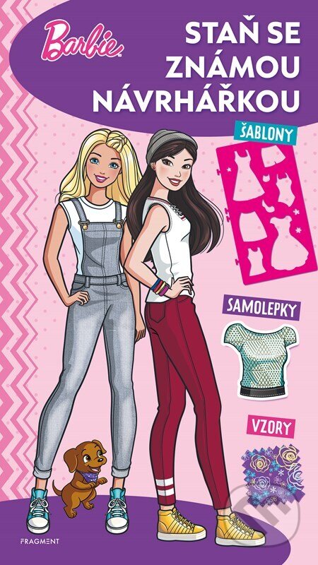 Kniha: Barbie - Staň se známou návrhářkou (Autorský kolektív). Nakladatelství Fragment, 2024 Kniha: Barbie - Staň se známou návrhářkou (Autorský kolektív). Nakladatelství Fragment, 2024