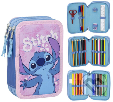 Trojité školské puzdro na tužky Disney - Lilo & Stitch: Stitch (). , 2024 Trojité školské puzdro na tužky Disney - Lilo & Stitch: Stitch (). , 2024