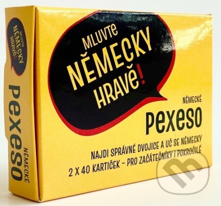 Spoločenská hra: Mluvte Německy hravě! - německé pexeso (Hablamos). Hablamos, 2024 Spoločenská hra: Mluvte Německy hravě! - německé pexeso (Hablamos). Hablamos, 2024