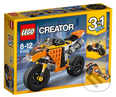 Spoločenská hra: LEGO Creator 31059 Cestná motorka (LEGO). LEGO, 2017 Spoločenská hra: LEGO Creator 31059 Cestná motorka (LEGO). LEGO, 2017