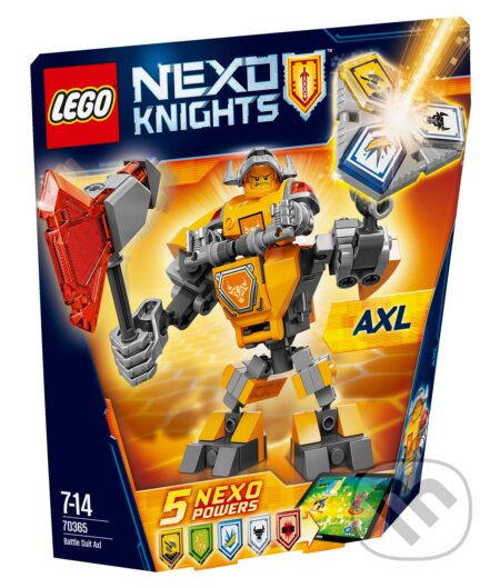 Spoločenská hra: LEGO Nexo Knights 70365 Axl v bojovom obleku (LEGO). LEGO, 2017 Spoločenská hra: LEGO Nexo Knights 70365 Axl v bojovom obleku (LEGO). LEGO, 2017