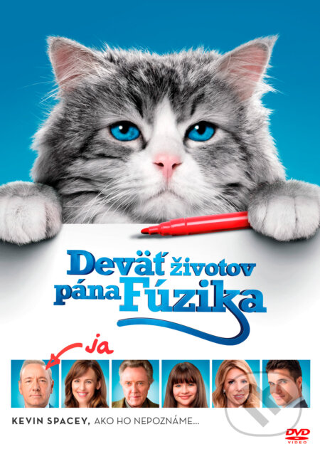 Film: Deväť životov pána Fúzika (Barry Sonnenfeld) (DVD). Magicbox, 2017 Film: Deväť životov pána Fúzika (Barry Sonnenfeld) (DVD). Magicbox, 2017