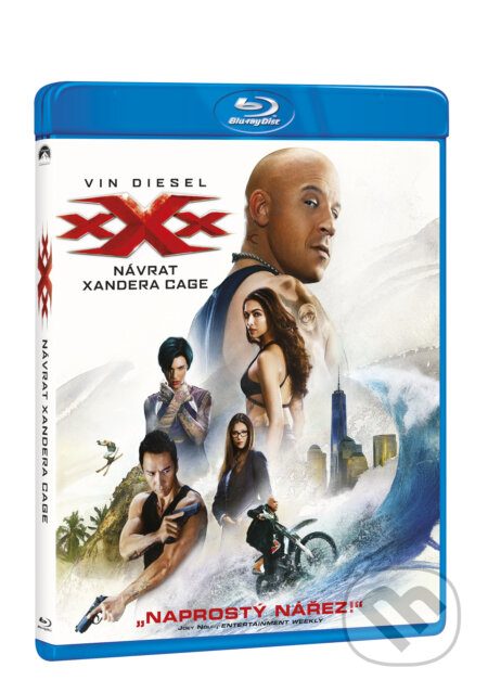 Film: xXx: Návrat Xandera Cage (D.J. Caruso) (Blu-ray). Magicbox, 2017 Film: xXx: Návrat Xandera Cage (D.J. Caruso) (Blu-ray). Magicbox, 2017
