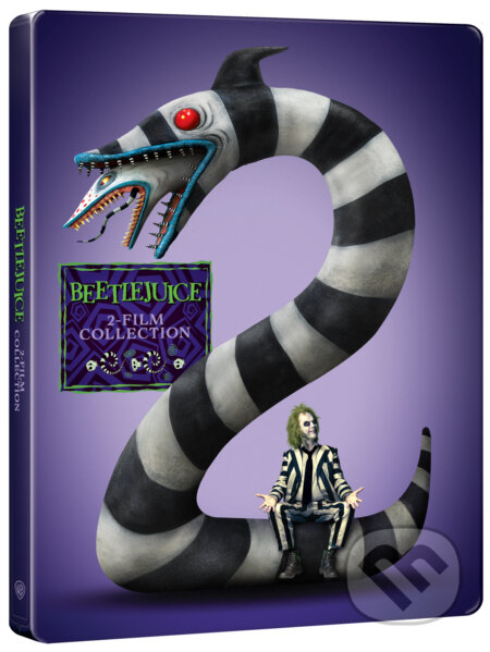 Film: Beetlejuice 1.-2. kolekce – steelbook Ultra HD Blu-ray (Tim Burton) (UltraHDBlu-ray). Magicbox, 2024 Film: Beetlejuice 1.-2. kolekce – steelbook Ultra HD Blu-ray (Tim Burton) (UltraHDBlu-ray). Magicbox, 2024