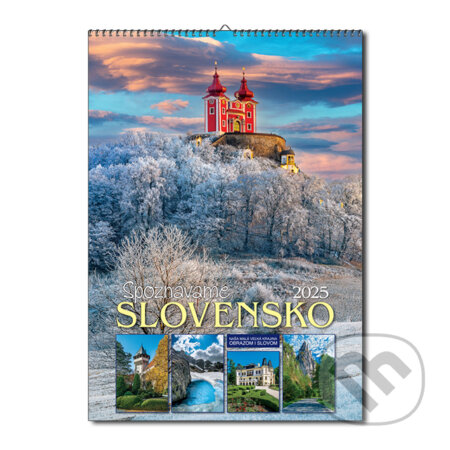 Nástenný kalendár Spoznávame Slovensko 2025 (Spektrum grafik). Spektrum grafik, 2024 Nástenný kalendár Spoznávame Slovensko 2025 (Spektrum grafik). Spektrum grafik, 2024