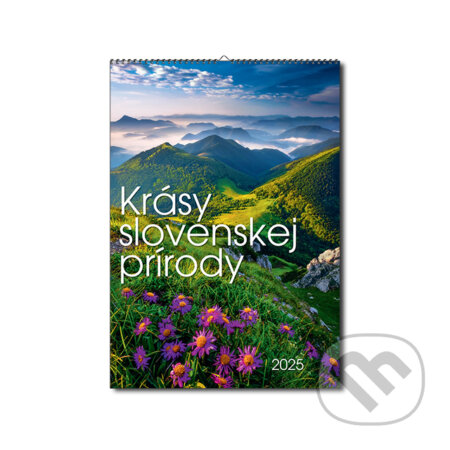 Nástenný kalendár Krásy Slovenskej prírody 2025 (Spektrum grafik). Spektrum grafik, 2024 Nástenný kalendár Krásy Slovenskej prírody 2025 (Spektrum grafik). Spektrum grafik, 2024