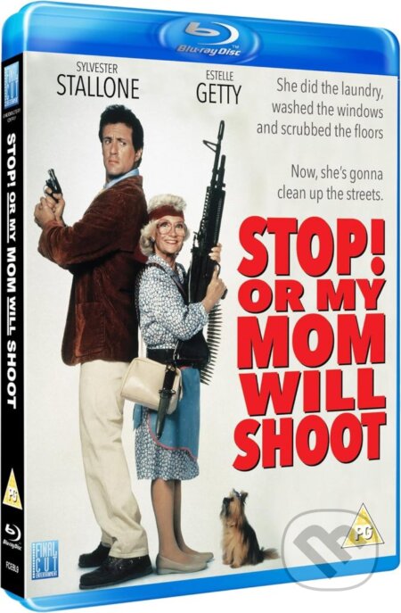 Film: Stůj, nebo maminka vystřelí! (Roger Spottiswoode) (Blu-ray). Magicbox, 2024 Film: Stůj, nebo maminka vystřelí! (Roger Spottiswoode) (Blu-ray). Magicbox, 2024