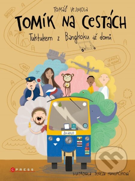 Kniha: Tomík na cestách (Tomáš Vejmola). CPRESS, 2025 Kniha: Tomík na cestách (Tomáš Vejmola). CPRESS, 2025