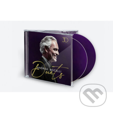 Hudobné CD: Andrea Bocelli: The Duets (30th Anniversary Edition) (Hudobné albumy). Hudobné albumy, 2024 Hudobné CD: Andrea Bocelli: The Duets (30th Anniversary Edition) (Hudobné albumy). Hudobné albumy, 2024