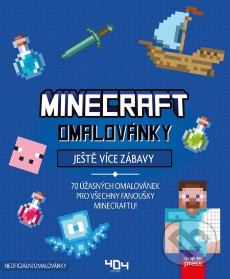 Kniha: Omalovánky Minecraft – Ještě více zábavy (Autorský kolektiv). Computer Press, 2024 Kniha: Omalovánky Minecraft – Ještě více zábavy (Autorský kolektiv). Computer Press, 2024