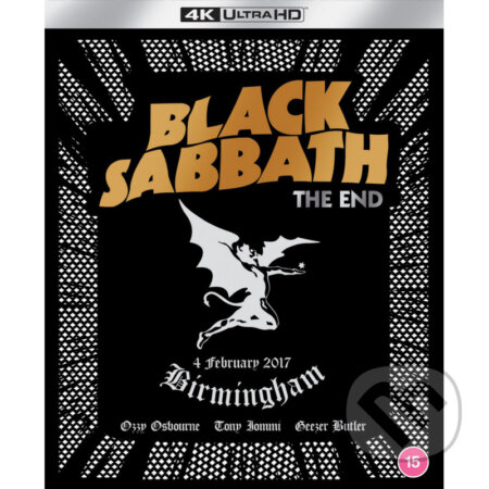 Film: Black Sabbath: The End (Hudobné albumy) (UltraHDBlu-ray). Hudobné albumy, 2024 Film: Black Sabbath: The End (Hudobné albumy) (UltraHDBlu-ray). Hudobné albumy, 2024
