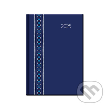 Denný diár FOLK 2025 - modrý (Spektrum grafik). Spektrum grafik, 2024 Denný diár FOLK 2025 - modrý (Spektrum grafik). Spektrum grafik, 2024