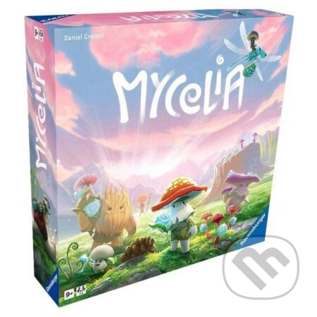 Spoločenská hra: Mycelia (Daniel Greiner). Ravensburger, 2024 Spoločenská hra: Mycelia (Daniel Greiner). Ravensburger, 2024