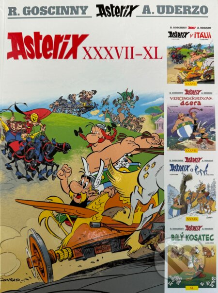Kniha: Asterix XXXVII - XL (René Goscinny a Albert Uderzo). Alicanto, 2024 Kniha: Asterix XXXVII - XL (René Goscinny a Albert Uderzo). Alicanto, 2024