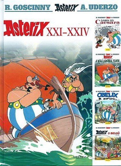 Kniha: Asterix XXI-XXIV (René Goscinny a Albert Uderzo). Alicanto, 2024 Kniha: Asterix XXI-XXIV (René Goscinny a Albert Uderzo). Alicanto, 2024