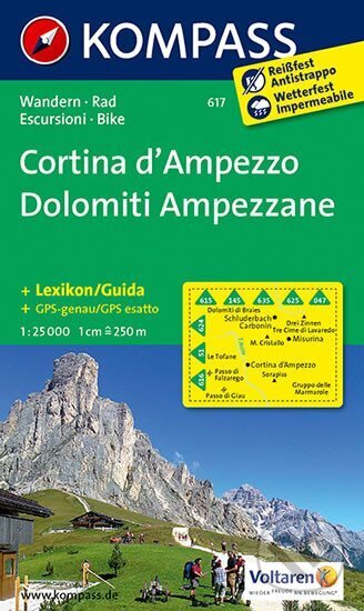 Cortina d´Ampezzo - Dolomiti 617 NKO (Marco Polo). Marco Polo, 2013 Cortina d´Ampezzo - Dolomiti 617 NKO (Marco Polo). Marco Polo, 2013
