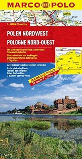 Polsko Nordwest / mapa 1:300T MD (Marco Polo). Marco Polo, 2014 Polsko Nordwest / mapa 1:300T MD (Marco Polo). Marco Polo, 2014
