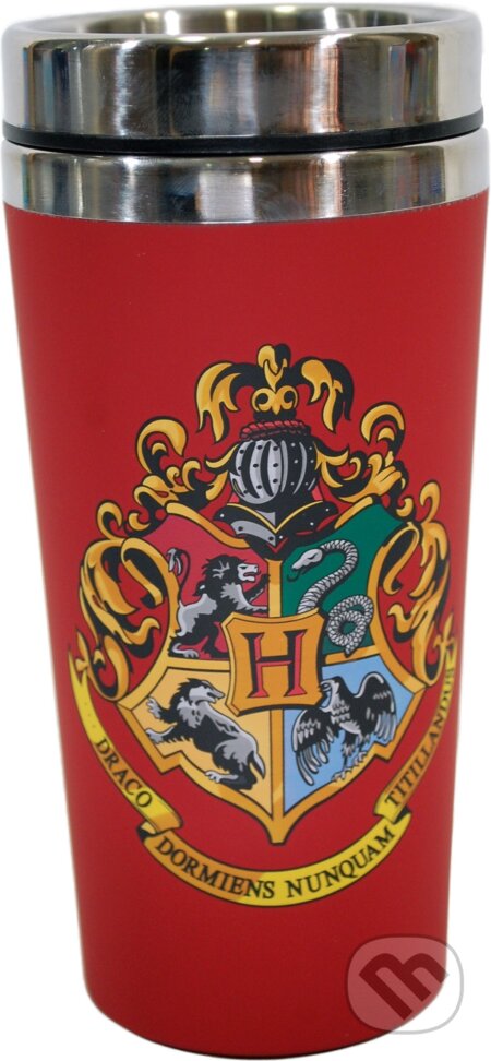 Nerezový cestovný hrnček Harry Potter: Bradavický znak (Harry Potter). Harry Potter, 2024 Nerezový cestovný hrnček Harry Potter: Bradavický znak (Harry Potter). Harry Potter, 2024