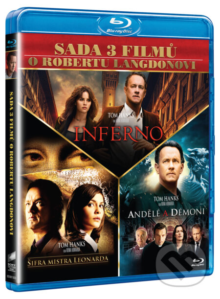 Film: Kolekcia Dan Brown (Ron Howard) (Blu-ray). Bonton Film, 2017 Film: Kolekcia Dan Brown (Ron Howard) (Blu-ray). Bonton Film, 2017