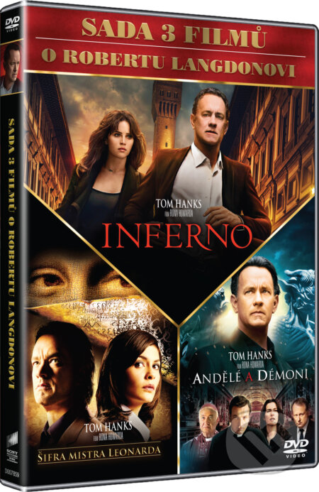 Film: Kolekcia Dan Brown (Ron Howard) (DVD). Bonton Film, 2017 Film: Kolekcia Dan Brown (Ron Howard) (DVD). Bonton Film, 2017