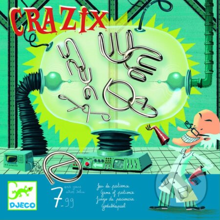 Spoločenská hra: Hlavolam Crazix (Djeco). Djeco, 2019 Spoločenská hra: Hlavolam Crazix (Djeco). Djeco, 2019
