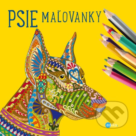 Kniha: Psie maľovanky (Yulia Mamonova). Edika, 2017 Kniha: Psie maľovanky (Yulia Mamonova). Edika, 2017