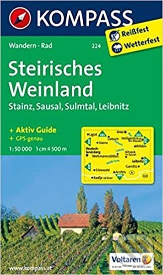 Steirisches Weinland 224 NKOM 1:50T (Marco Polo). Marco Polo, 2015 Steirisches Weinland 224 NKOM 1:50T (Marco Polo). Marco Polo, 2015