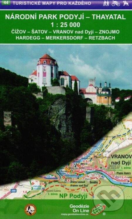 Národní park Podyjí - Thayatal 1:25T / 44 Turistické mapy pro každého (Geodezie On Line). Geodezie On Line, 2018 Národní park Podyjí - Thayatal 1:25T / 44 Turistické mapy pro každého (Geodezie On Line). Geodezie On Line, 2018
