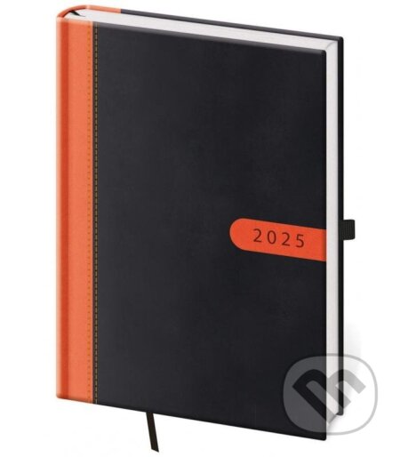 Diář 2025 Bora týdenní A5 černo/oranžová (Helma365). Helma365, 2024 Diář 2025 Bora týdenní A5 černo/oranžová (Helma365). Helma365, 2024