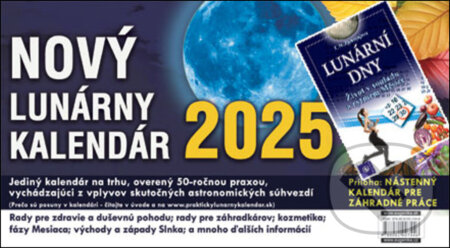 Kniha: Lunární dny + LK 2025 (Jakubec Vladimír a Zjurnjajeva T. N.). , 2024 Kniha: Lunární dny + LK 2025 (Jakubec Vladimír a Zjurnjajeva T. N.). , 2024