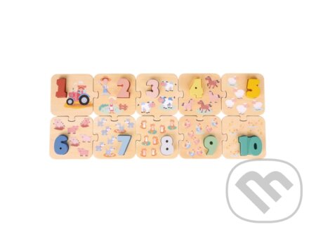 Spoločenská hra: Puzzle - Učíme sa číslice - farma (Woet). Woet, 2024 Spoločenská hra: Puzzle - Učíme sa číslice - farma (Woet). Woet, 2024