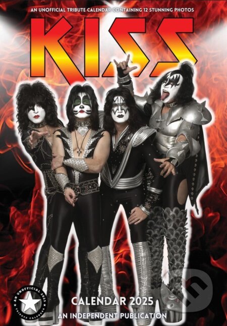 Nástenný kalendár 2025: Kiss (). , 2024 Nástenný kalendár 2025: Kiss (). , 2024