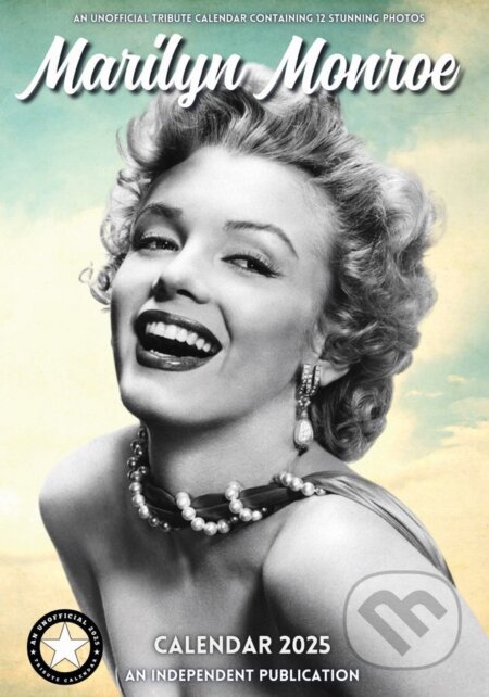 Nástenný kalendár 2025: Marilyn Monroe (). , 2024 Nástenný kalendár 2025: Marilyn Monroe (). , 2024