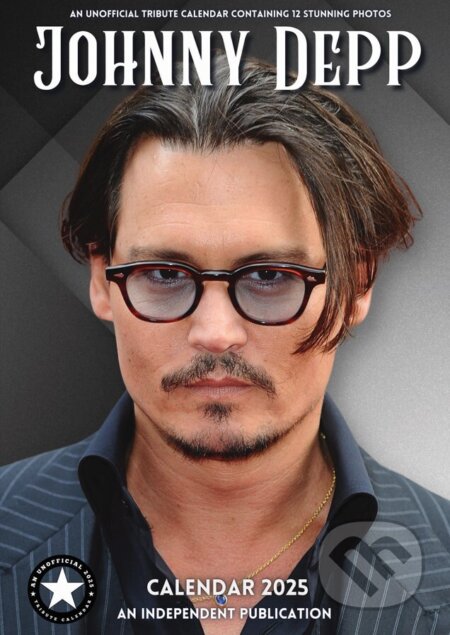 Nástenný kalendár 2025: Johnny Depp - Piráti z Karibiku (). , 2024 Nástenný kalendár 2025: Johnny Depp - Piráti z Karibiku (). , 2024